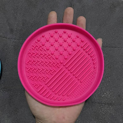 Slow Feed Anti-Slip Bowl for Cats and Puppies - Silicone Food Plate to Prevent Choking and Spills