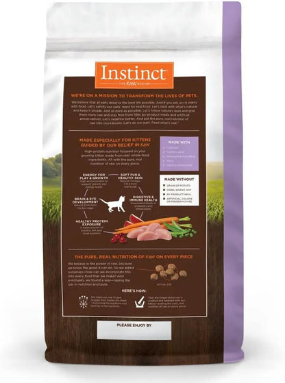 Original High Protein Grain-Free Dry Cat Food for Kittens with Real Chicken, 4.5 lb Bag