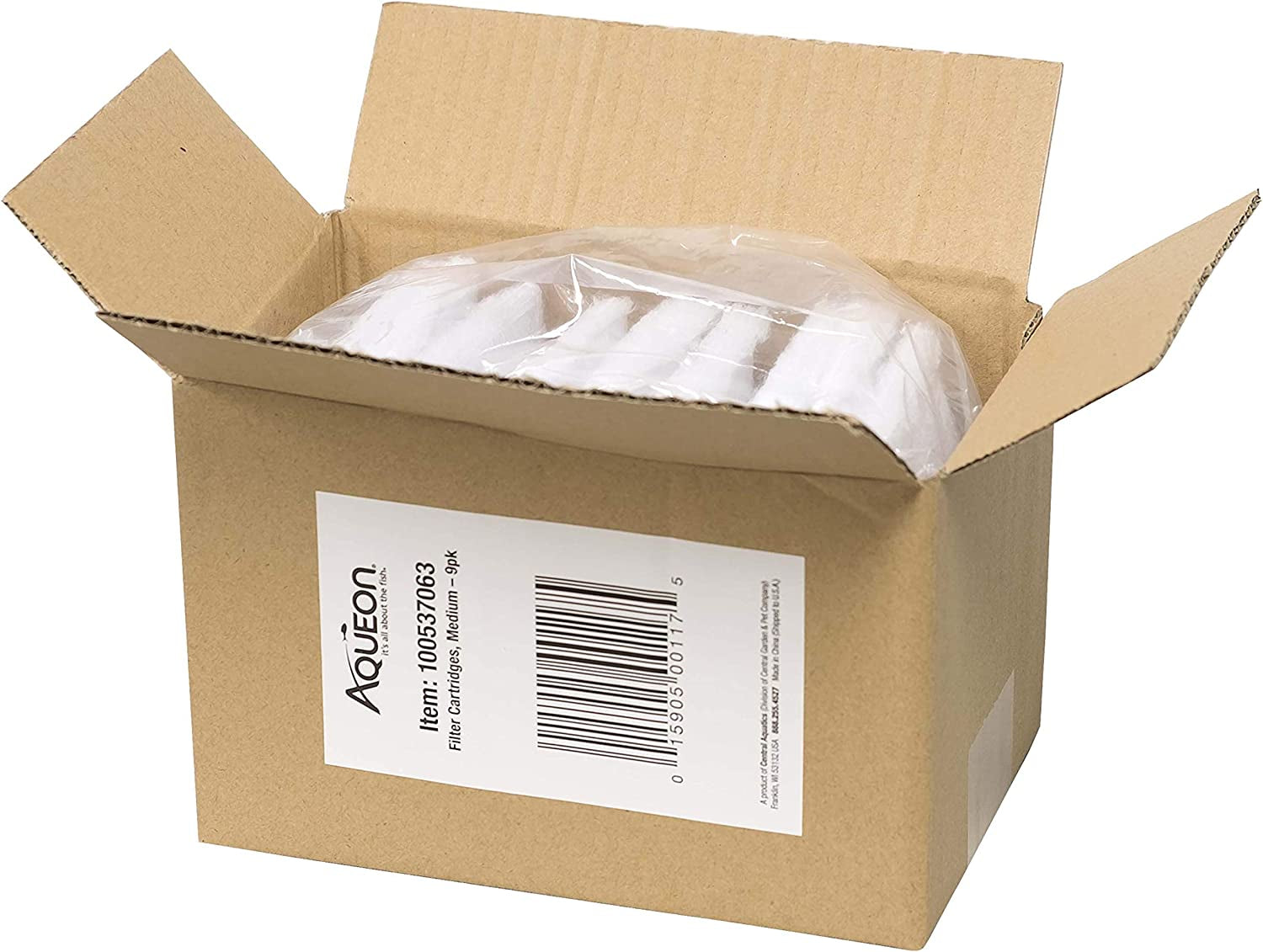 Medium Replacement Filter Cartridges for Aquariums - 15 Pack