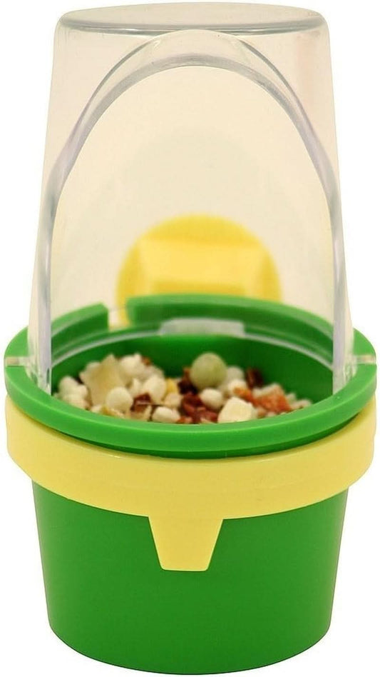 Pet Medium Bird Cage Clean Cup Feeder and Water Cup Accessory (Assorted Colors)