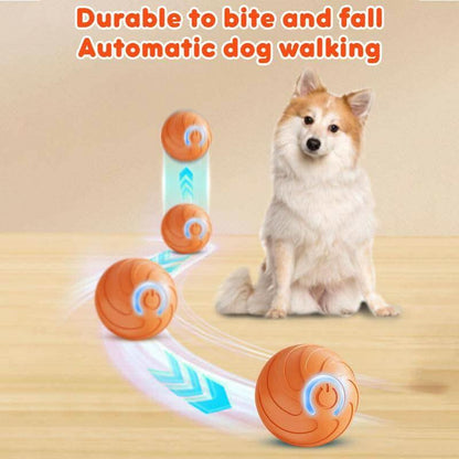 SPOVEN Intelligent Jumping Vibration Interactive Dog Ball, Automatic Sports Bouncing Ball Toy, Suitable for Small/Large Dogs, Durable Resistant Chewing Design, USB Rechargeable