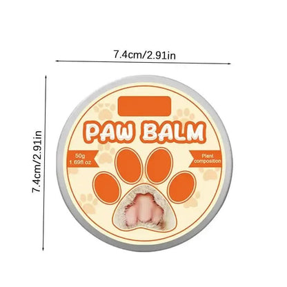 Paw Balm for Dogs and Cats - 50g Moisturizing Cream for Noses and Paws, Lick-Safe Protector for Extreme Weather Conditions