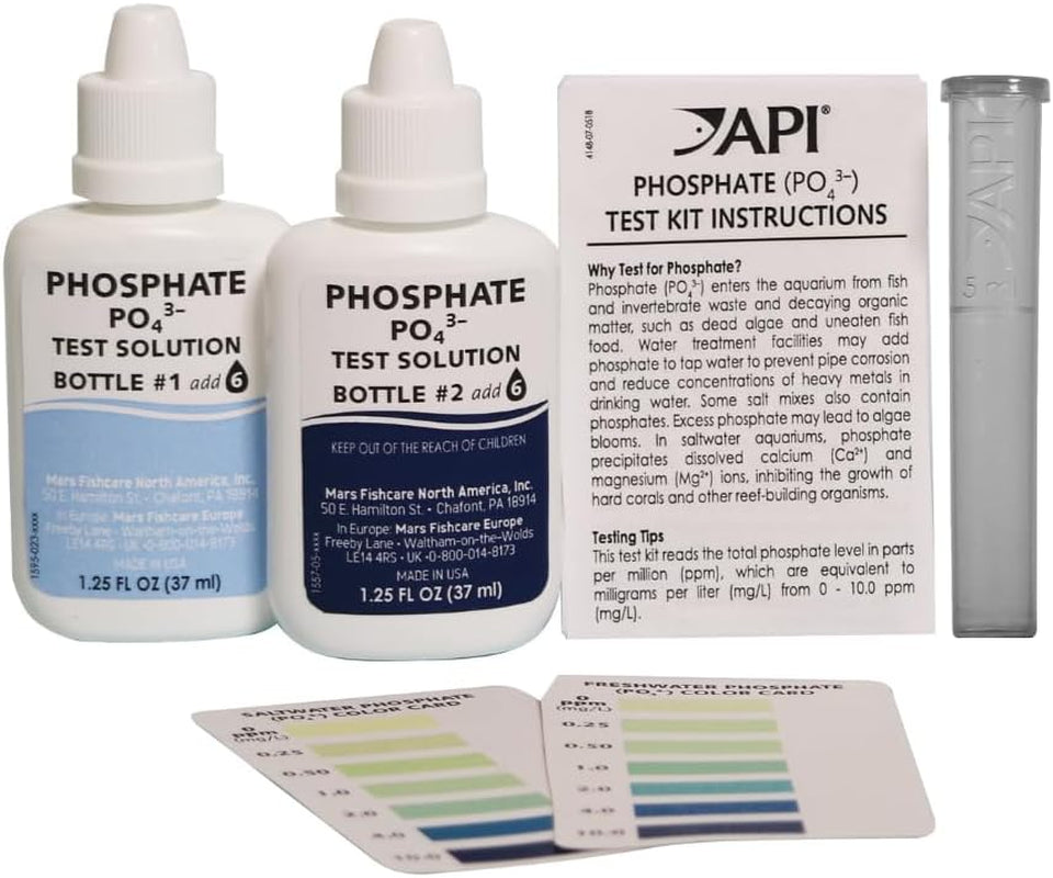 Phosphate Test Kit for Freshwater and Saltwater Aquariums, 64 Ounces
