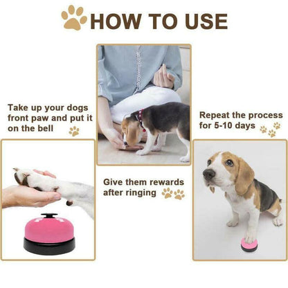 2-Pack Dog Door Bells for Effective Potty Training - Puppy Doorbell Jingle for Convenient Outdoor Access - Pet Accessories