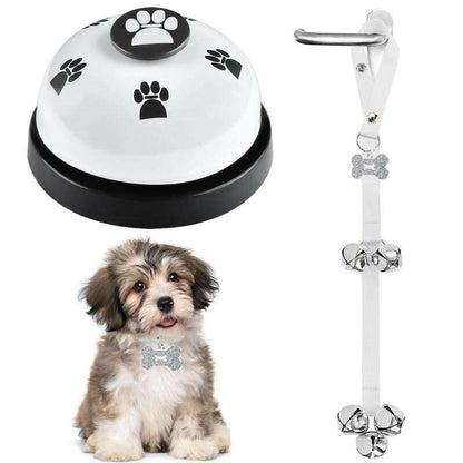 2-Pack Dog Door Bells for Effective Potty Training - Puppy Doorbell Jingle for Convenient Outdoor Access - Pet Accessories
