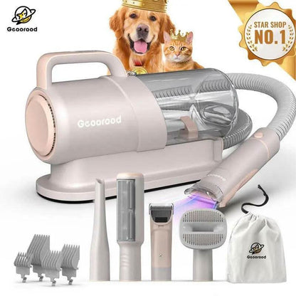 Geoorood Dog Grooming Vacuum Kit with 13000Pa Suction Power & 2.2L Dust Collection for Furry Animal Cleaning #Tiktokshopbacktoschool