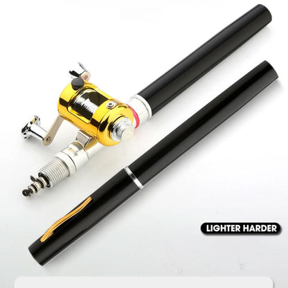 1M/1.2M/1.4M/1.6Mportable Pocket Telescopic Mini Pen Fishing Rod Pole Ice Fishing Rod Foldable Small Fishing Rod for Fishinggear