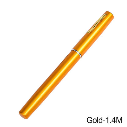 1M/1.2M/1.4M/1.6Mportable Pocket Telescopic Mini Pen Fishing Rod Pole Ice Fishing Rod Foldable Small Fishing Rod for Fishinggear
