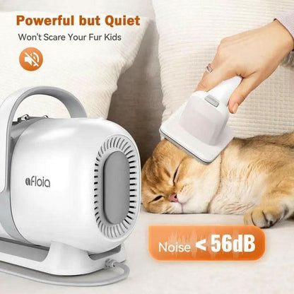 【Limitedtimeflashsale】Afloia Dog Grooming Kit, Pet Grooming Vacuum & Dog Clippers & Dog Brush for Shedding with Vacuum Grooming Tools, Low Noise Dog Vacuum Hair Remover Pet Grooming Supplies
