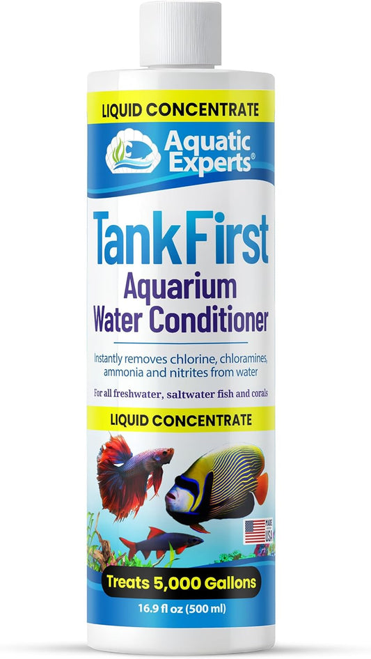Tankfirst Complete Aquarium Water Conditioner - Advanced Formula for Instant Removal of Chlorine, Chloramines, and Ammonia Detoxification (Concentrate, 500 ml)