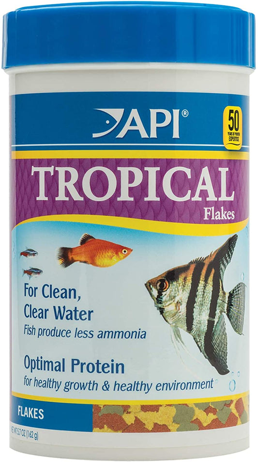 Tropical Flakes Fish Food - 5.7 Ounce Container