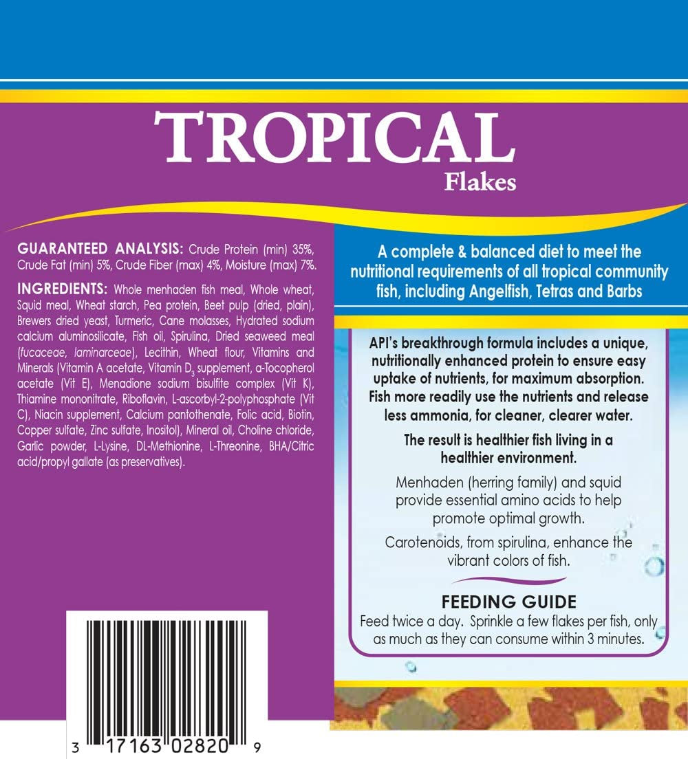 Aquarium Water Treatment and Tropical Fish Food Bundle: Stress Coat (16 oz), Stress Zyme (16 oz), Tropical Flakes (1.1 oz)