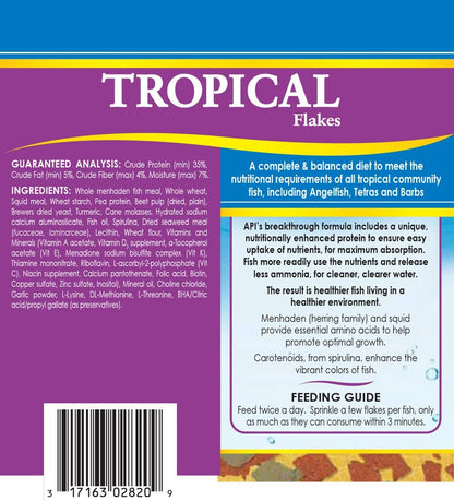 Aquarium Water Treatment and Tropical Fish Food Bundle: Stress Coat (16 oz), Stress Zyme (16 oz), Tropical Flakes (1.1 oz)