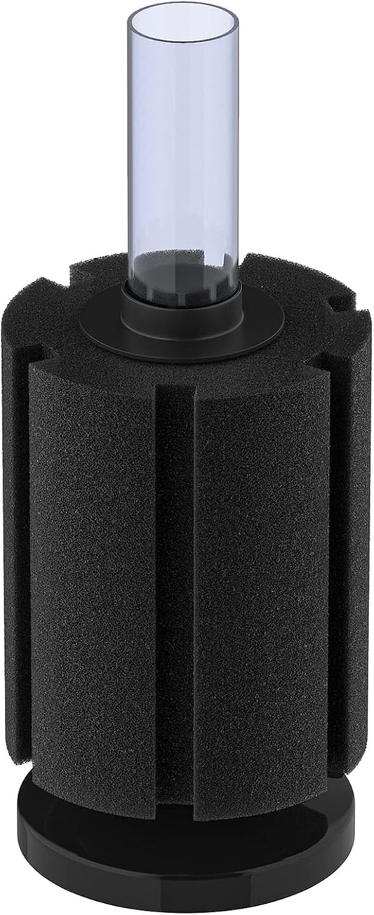Large Bio Sponge Filter - Quiet Foam Filter for Betta, Fry, Shrimp, and Small Fish for Aquariums up to 50 Gallons