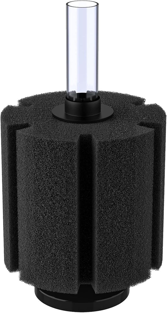 Large Bio Sponge Filter for Aquariums - Quiet Foam Filter for Betta, Fry, Shrimp, and Small Fish, Suitable for Tanks up to 60 Gallons