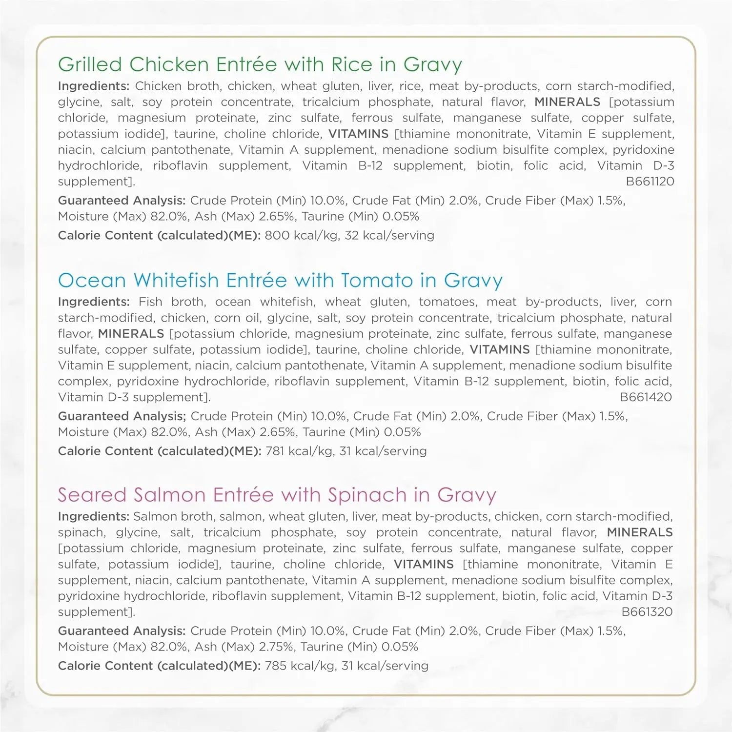 Purina  Gourmet Wet Cat Food Variety Pack, Petites Gravy Collection, Break-Apart Tubs, 48 Servings (24 Pack, 2.8 Oz. Tubs)