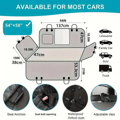 Premium Dog Car Hammock – Scratch-Proof & Waterproof Shop1104035012 Store
