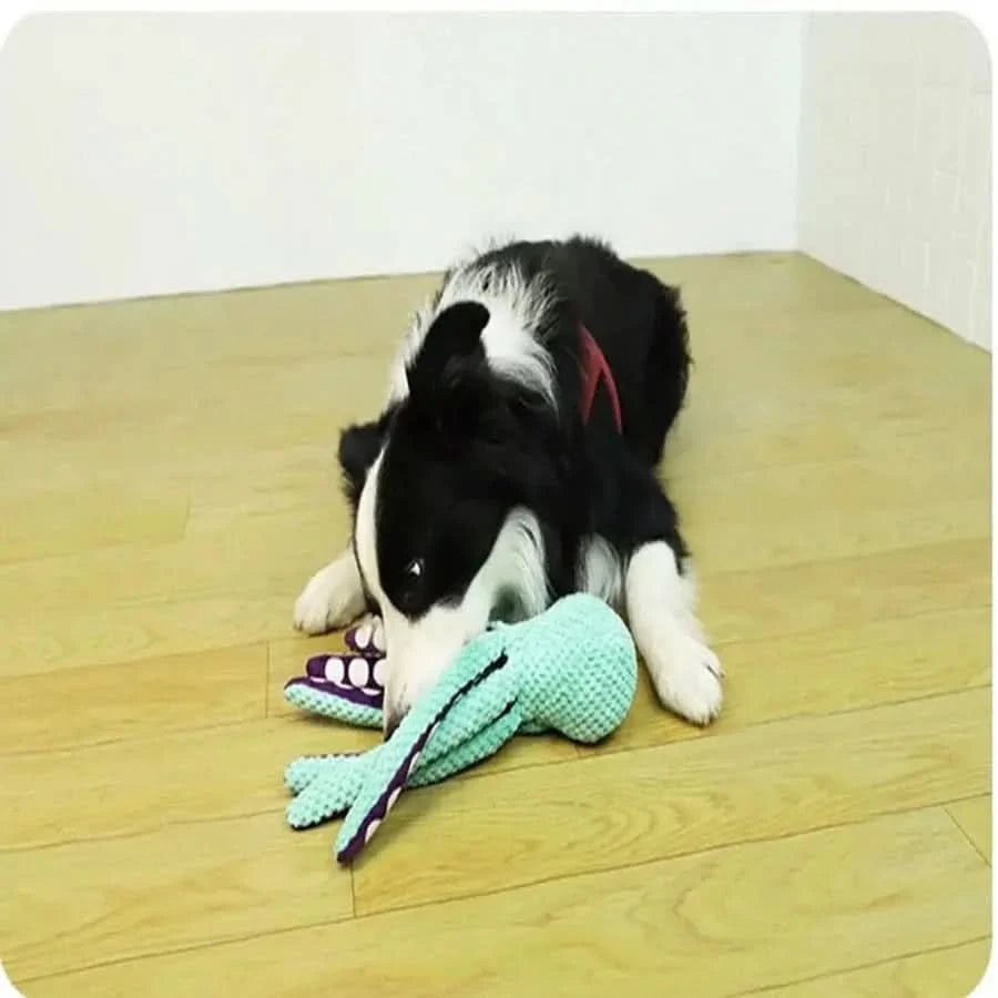 Plush Octopus Squeaky Toy – Perfect Boredom Buster for Dogs Shop1104555736 Store