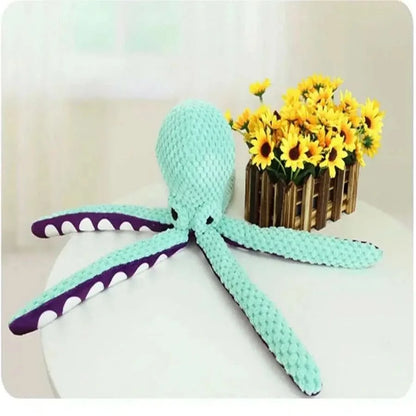 Plush Octopus Squeaky Toy – Perfect Boredom Buster for Dogs Shop1104555736 Store