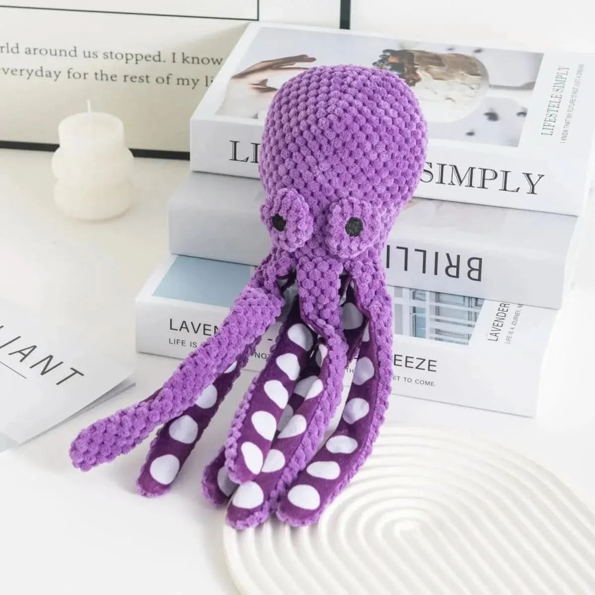 Plush Octopus Squeaky Toy – Perfect Boredom Buster for Dogs Shop1104555736 Store