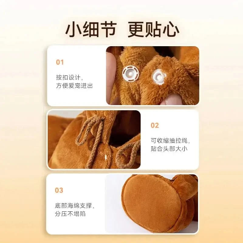 Cozy Bear Pet Carrier – Windproof & Warm for Autumn Adventures! Shop1104973358 Store