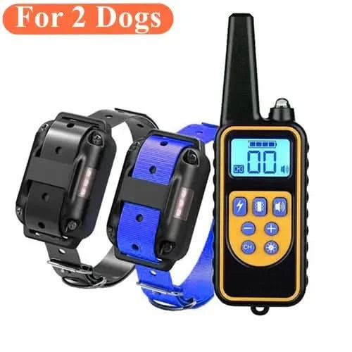 Electric Dog Training Collar Waterproof Dog Bark Collar Pet With Stone's Store