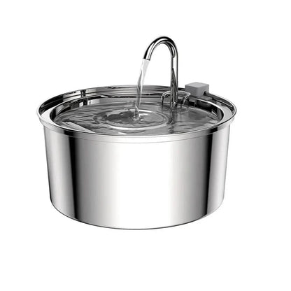 Stainless Steel Pet Water Feeder Cat Dog Automatic Filter Fountain Stone's Store